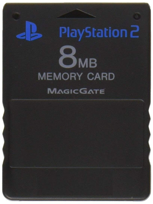 PS2 MEMORY CARD 8MB SONY PRETO OFICIAL - USADO