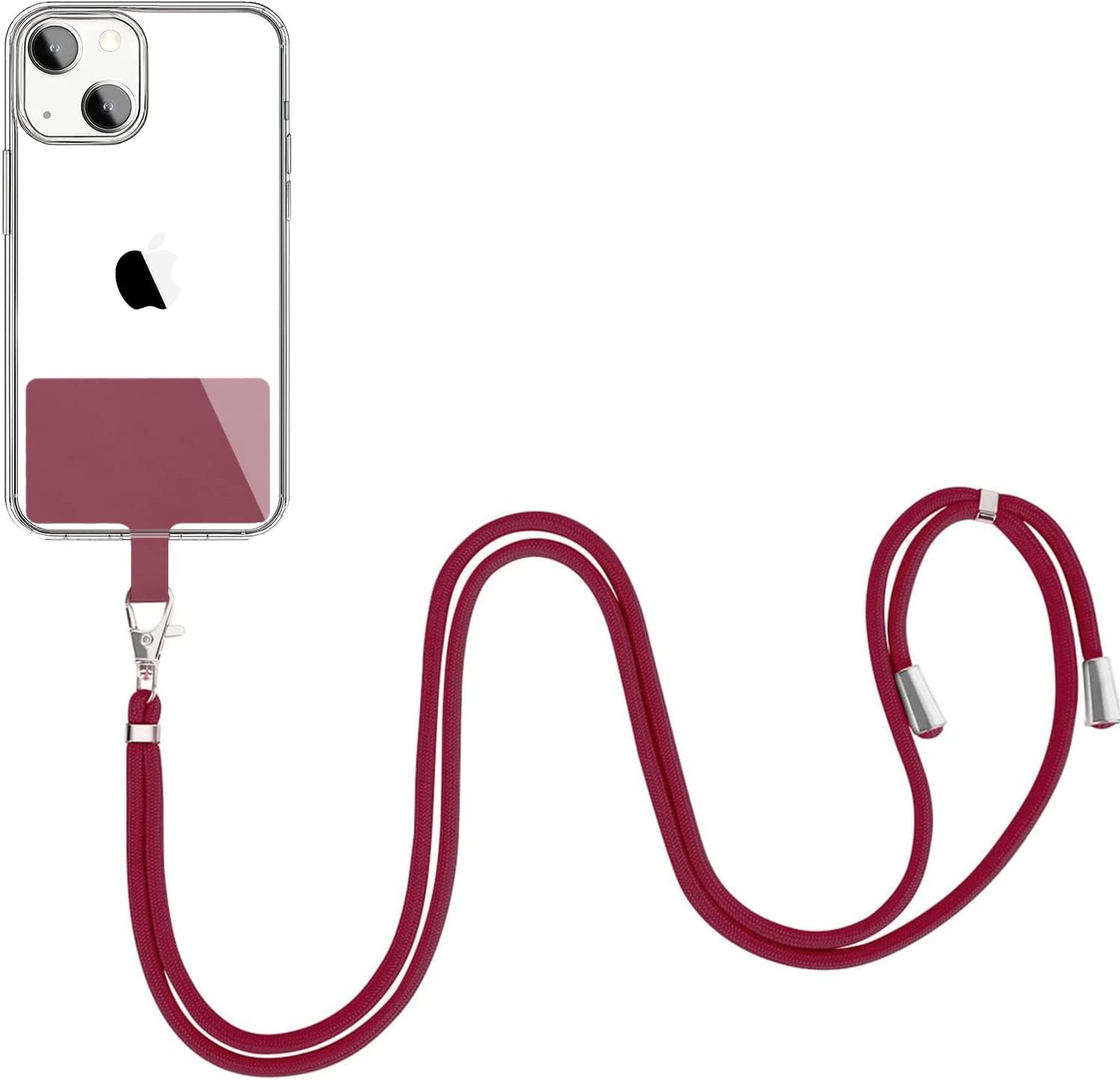 Phone Lenyard Cross Body Neck Strap Preto