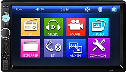 Auto-Radio 2DIN 7" Touch , Bluetooth 7010D - NOVO