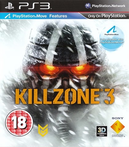 PS3 KILLZONE 3 funcionalidades Move PT - USADO