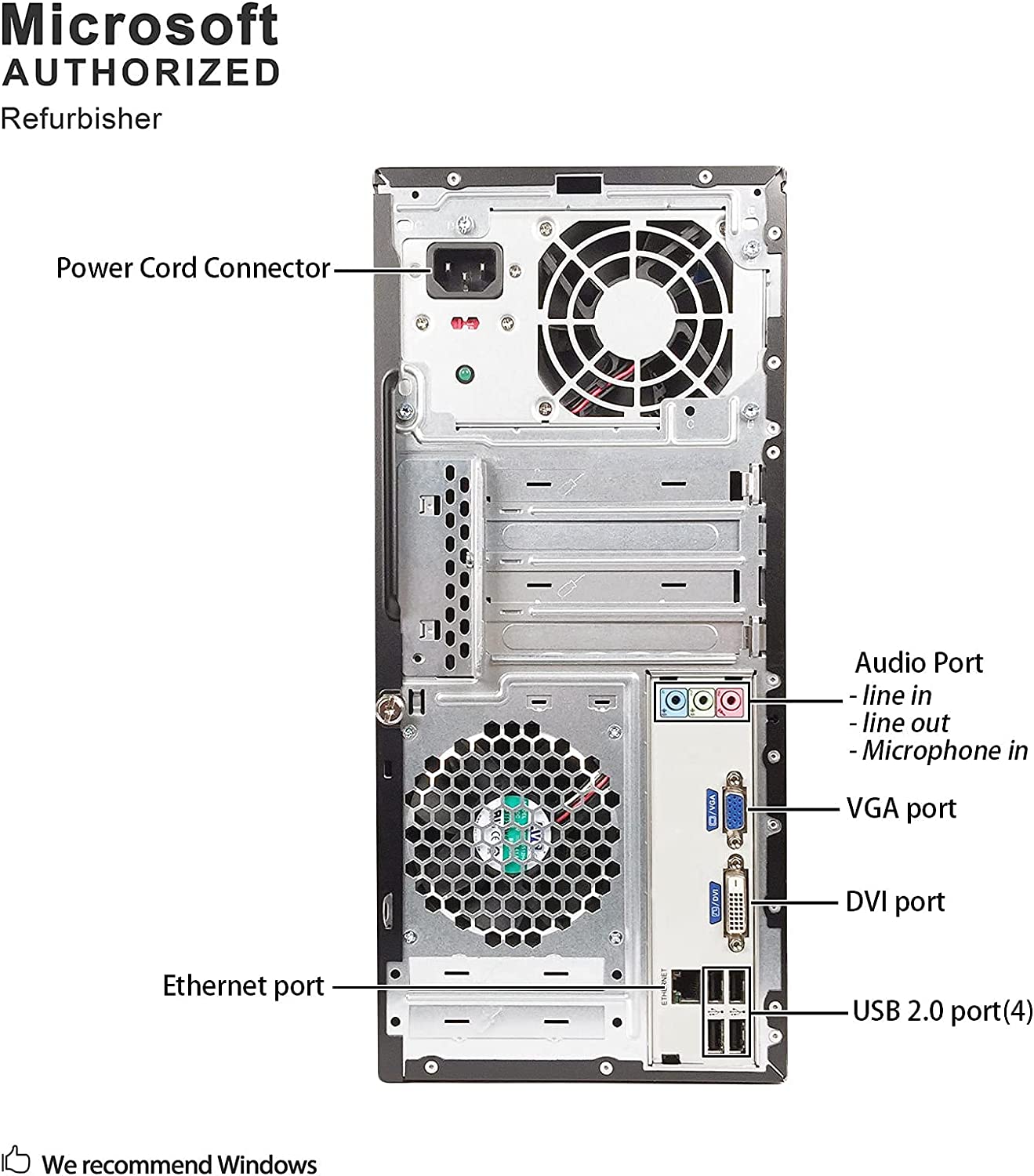 COMPUTADOR HP PRO 3500 i5 8GB 240GB SSD - USADO
