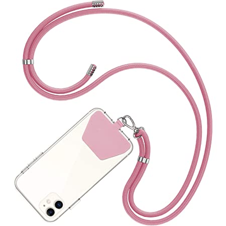 Fita Lanyard Universal Rosa Compativel com todas as capas