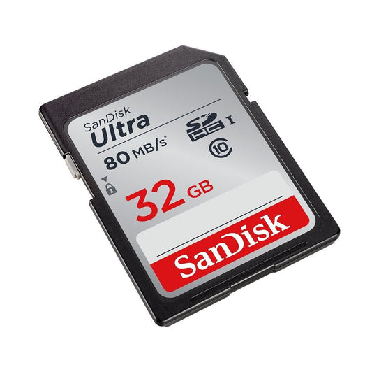 Cartão de memória SanDisk 32GB SDHC Ultra 80MB/s Class 10 - SDSDUN4-032G-GN6IN - USADO