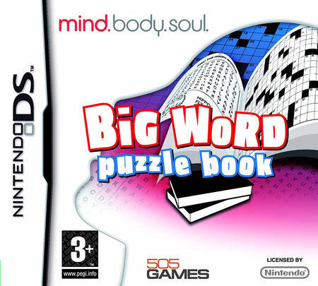 DS BIG WORD PUZZLE BOOK - USADO