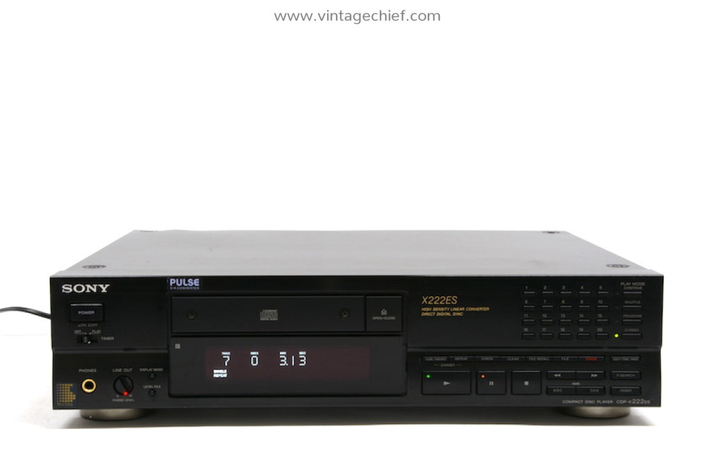 AUDIOPHILE SONY CDP-X222ES CD PLAYER NO REMOTE - USADO