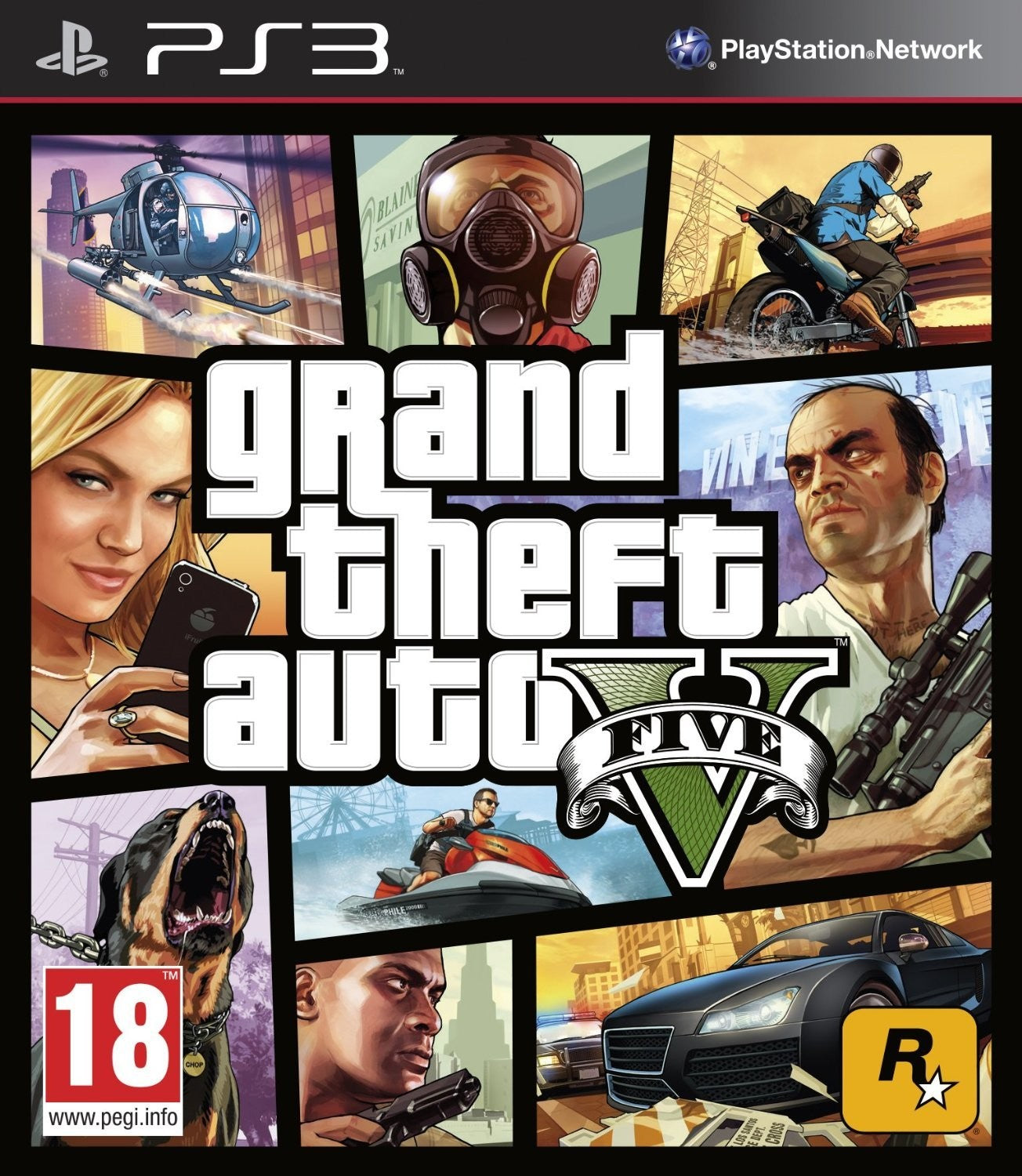 PS3 GTA V 5 GRAND THEFT AUTO - USADO