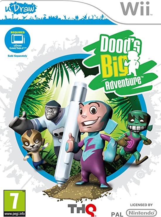 WII Doods Big Adventure Necessita uDraw - USADO