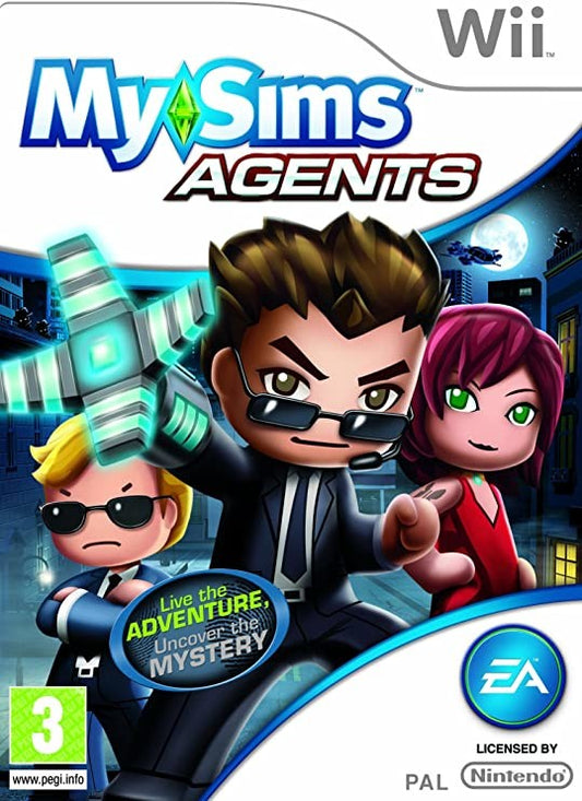 WII MY SIMS AGENTS - USADO