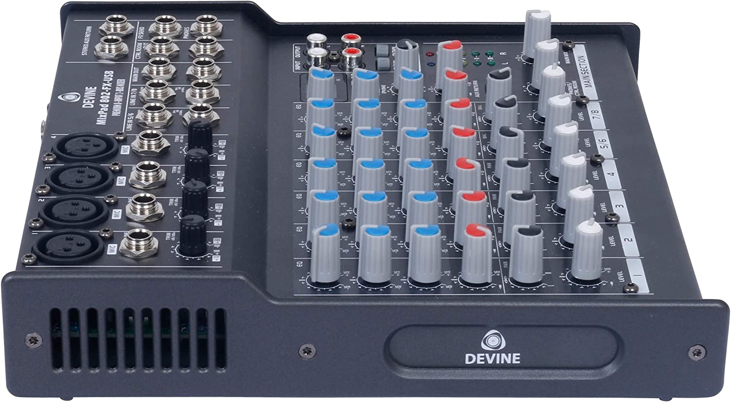 Mesa de Mistura Devine MixPad 802-FX-USB - USADO Grade A