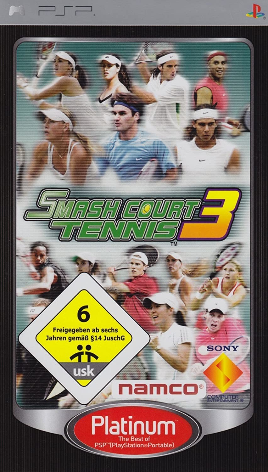 PSP SMASH COURT TENNIS 3 PLATINUM - USADO