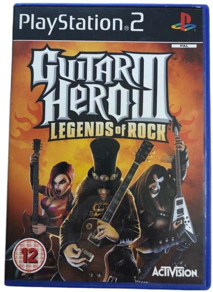 PS2 GUITAR HERO III LEGENDS OF ROCK - USADO