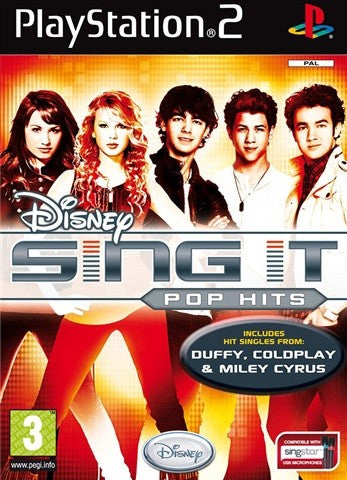 PS2 Disney Sing hit Pop Hits - USADO