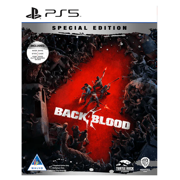 PS5 Back 4 Blood Special Edition SteelBook No DLC - USADO