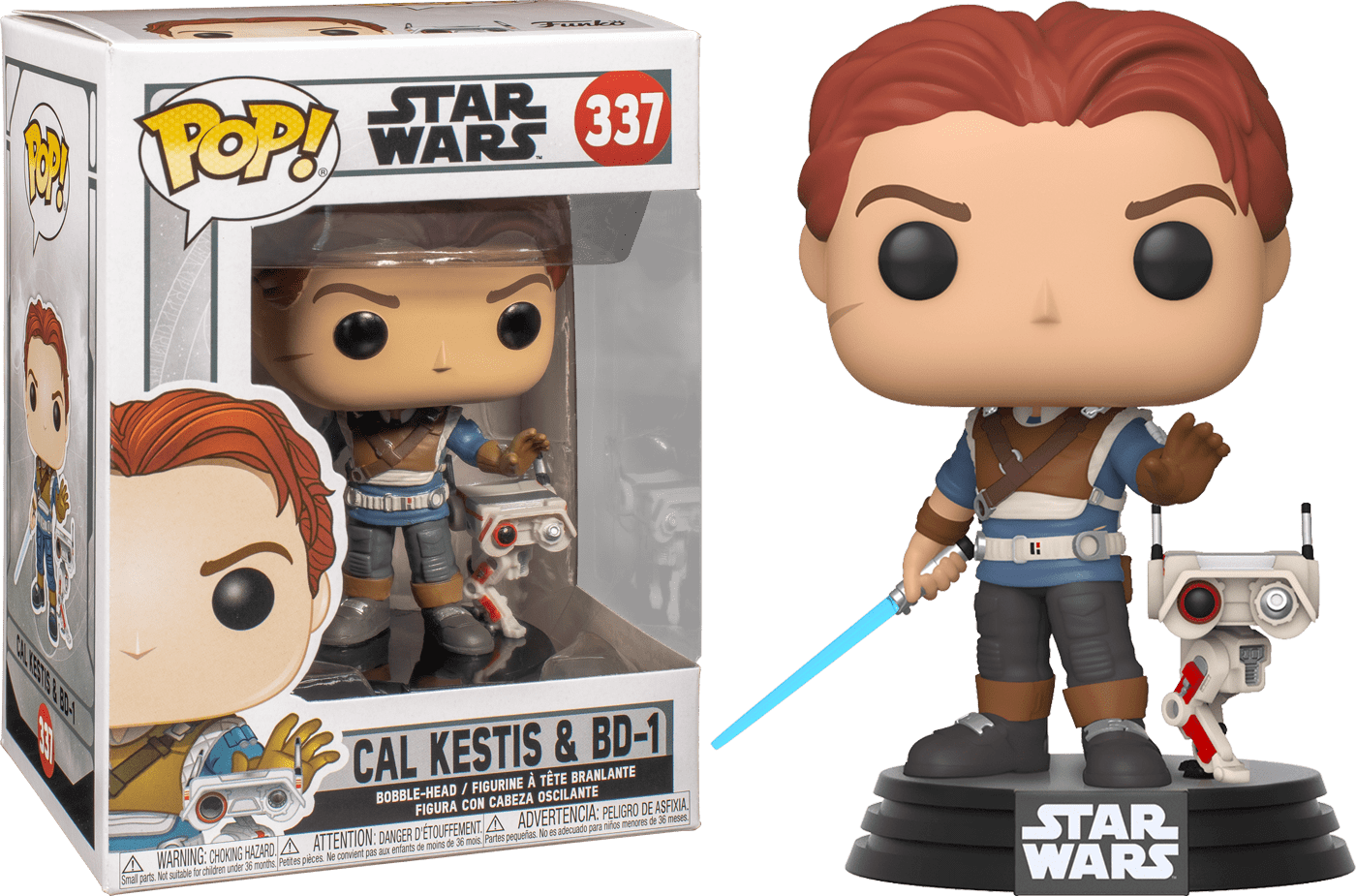 Funko Pop Cal Kestis & BD-1 #337