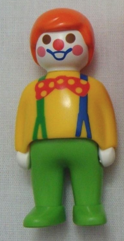 PLAYMOBIL 123 Man CIRCUS CLOWN k6621b - USADO