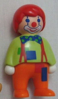 PLAYMOBIL 123 Boy CIRCUS CLOWN k6621a - USADO