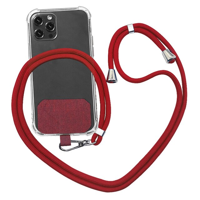 Fita Lanyard Universal Vermelho