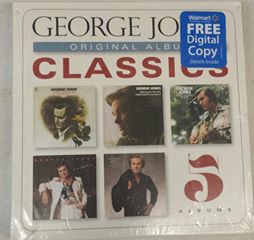 CD GEORGE JONES ORIGINAL ALBUM CLASSICS 5 CD BOX Audio CD - 2014 - NOVO