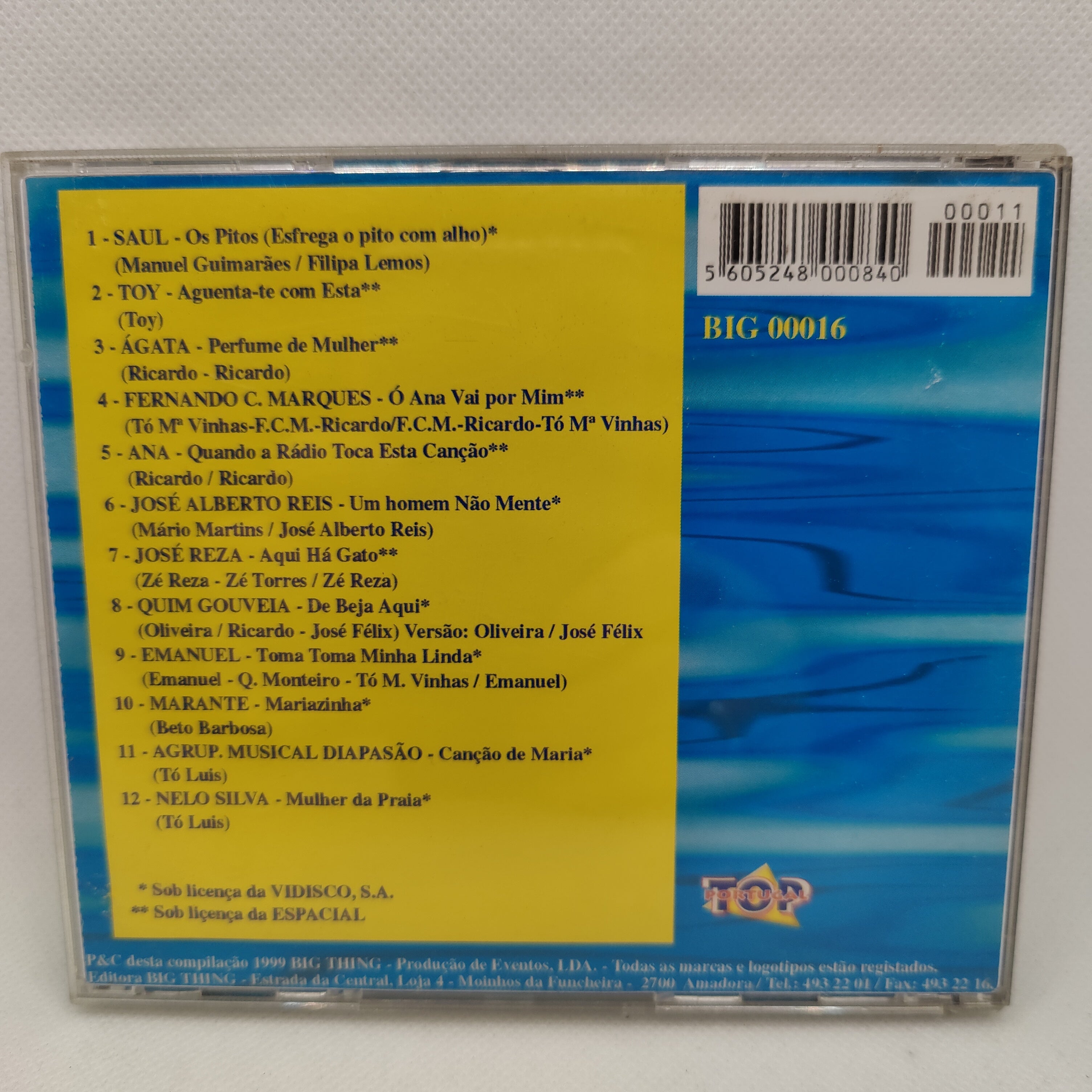 CD Top Portugal "Verão na minha terra" - USADO