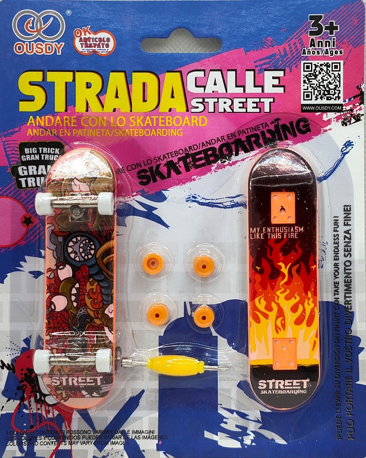 Fingerboard Skate OUSDY 2x Model 1