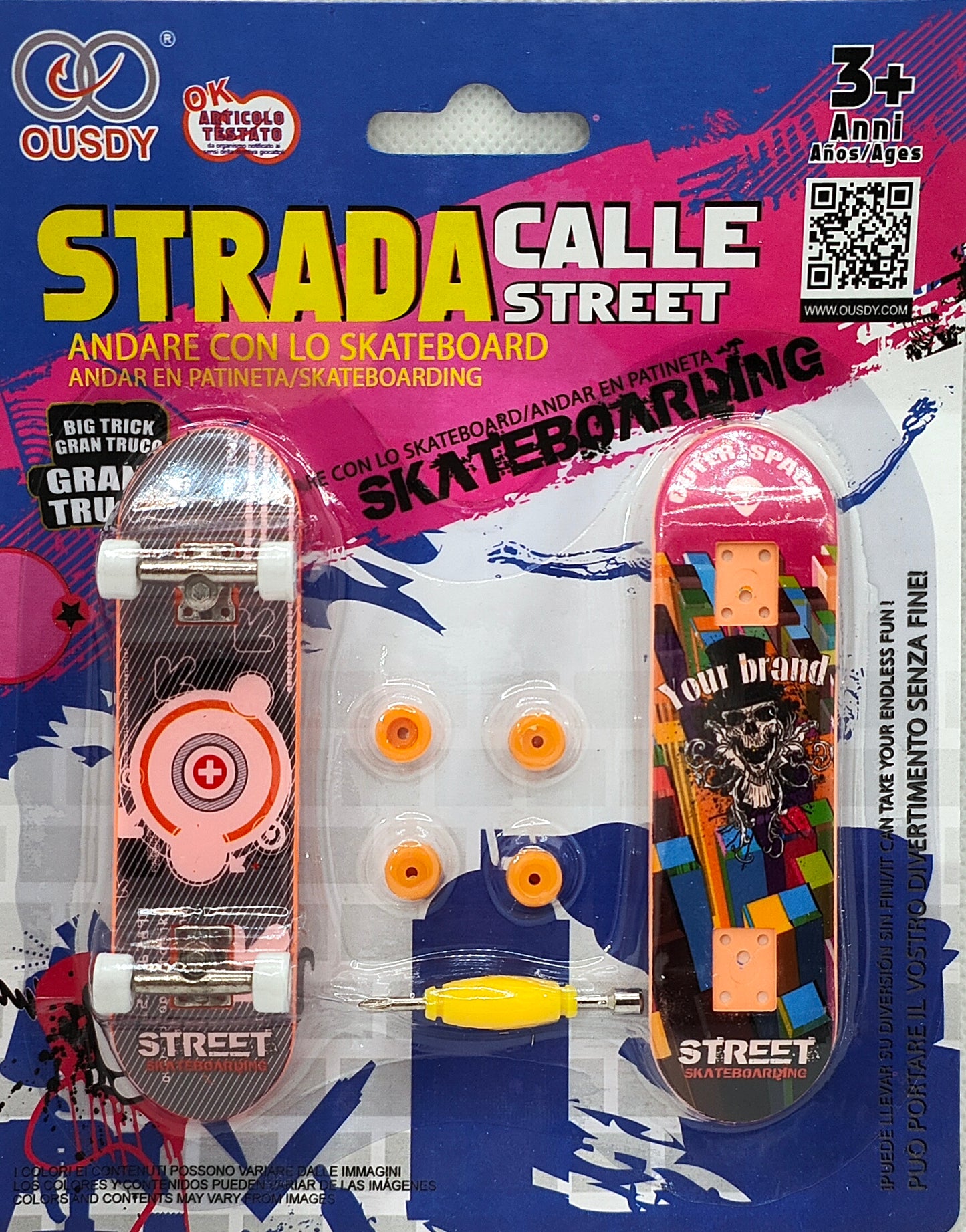 Fingerboard Skate OUSDY 2x Model 2