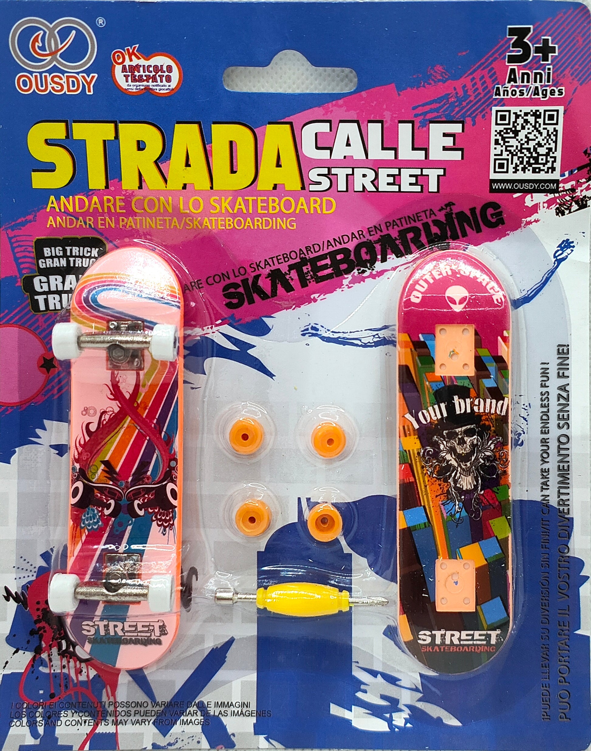 Fingerboard Skate OUSDY 2x Model 3