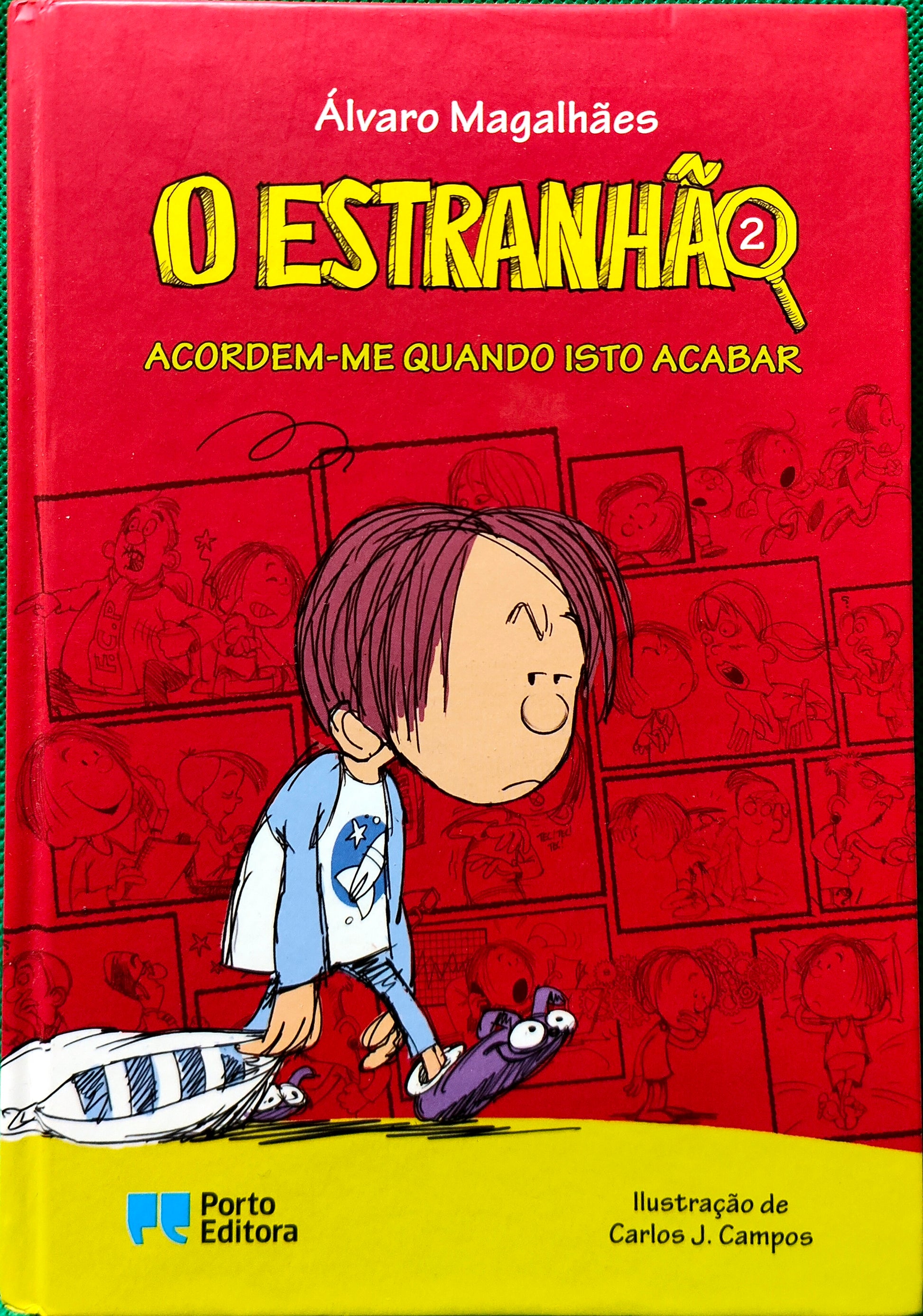 LIVRO O Estranhão - Acordem-me quando isto acabar Livro 2 de Álvaro Magalhães - USADO