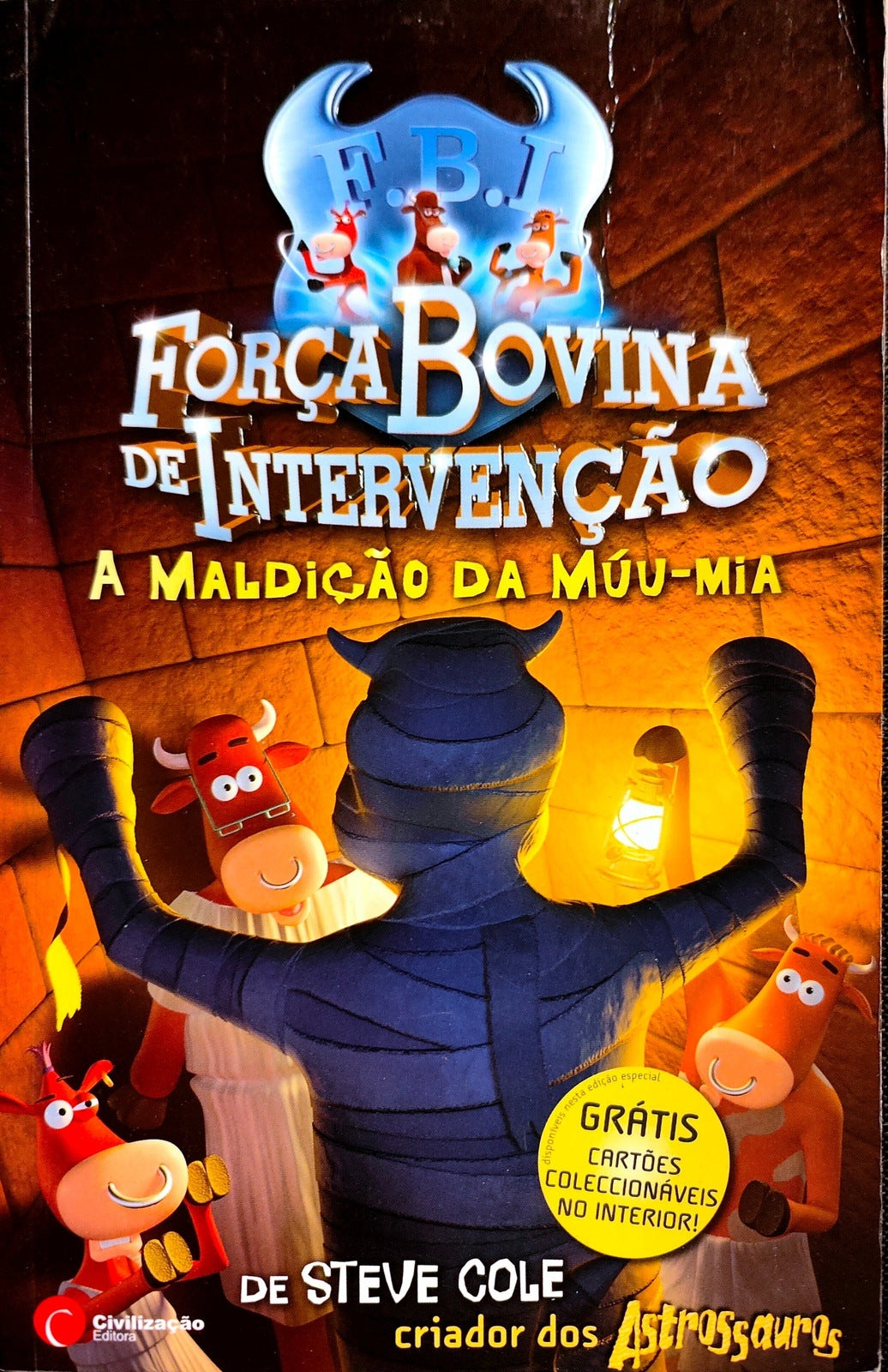 LIVRO A Maldição da Múu-mia de Steve Cole - USADO