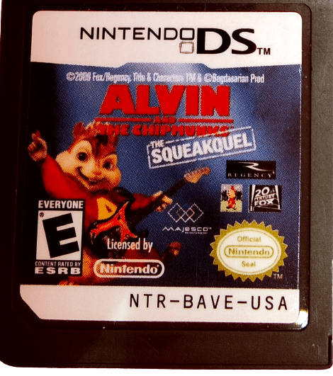 DS Alvin and the Chimpmunk The Squeaquel Cardridge NTR-BAVE-USA - USADO
