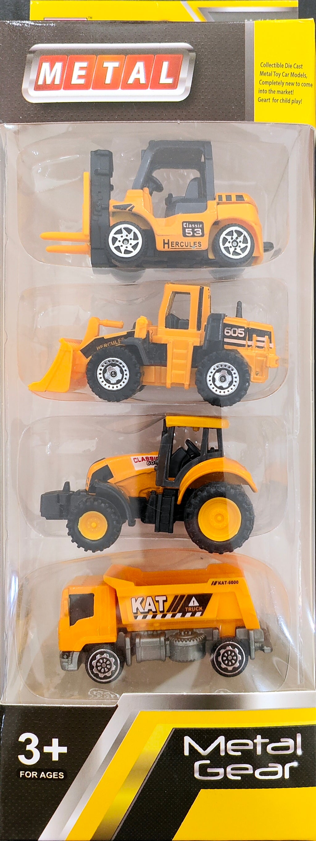 Miniaturas veiculos de construção Set de 4 #2 Diecast - NOVO