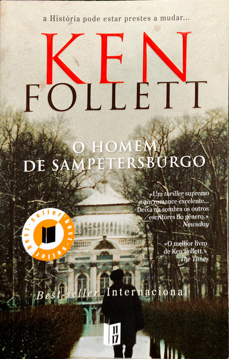 LIVRO de bolso O Homem de Sampetersburgo de Ken Follett; - USADO