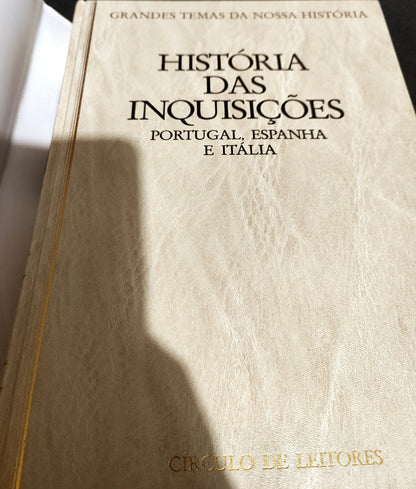 LIVRO História das Inquisições : Portugal, Espanha e Itália / Francisco Bethencourt; cartogr. Fernando Pardal Capa Dura - USADO