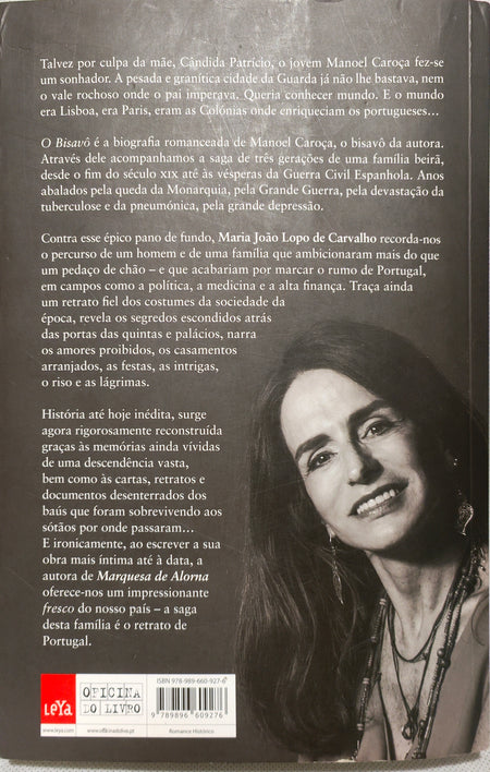 LIVRO O Bisavô de Maria João Lopo de Carvalho - USADO