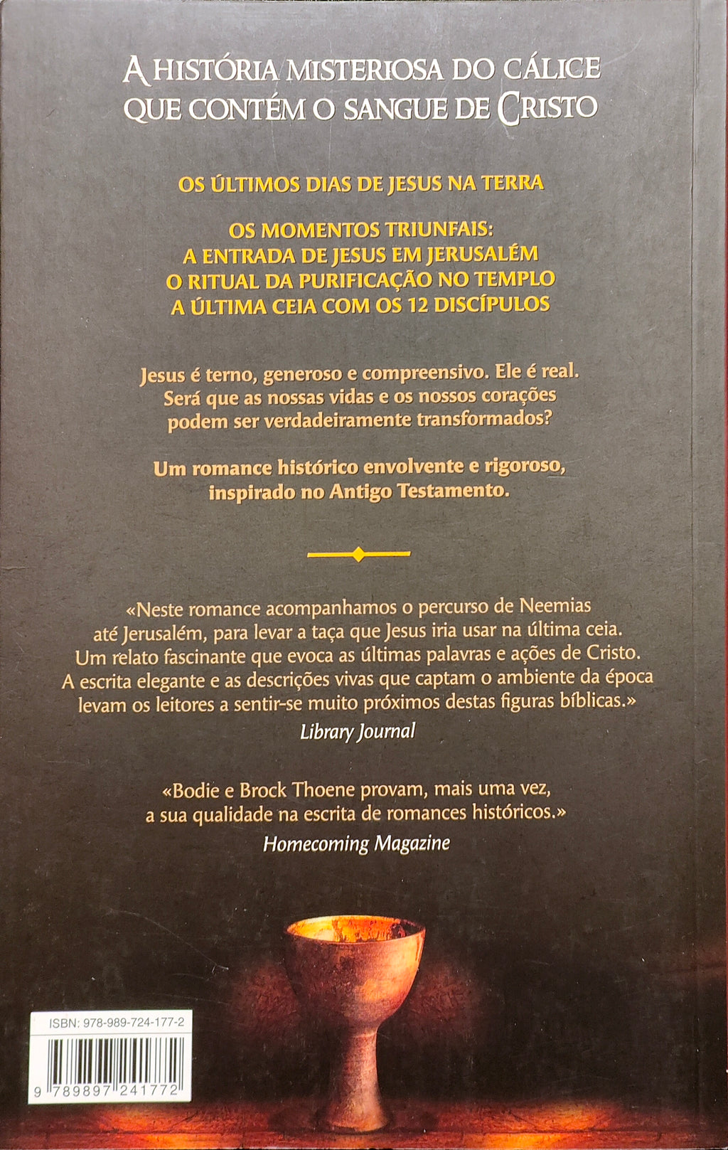 LIVRO A Última Ceia de Jesus de Bodie And Brock Thoene - USADO