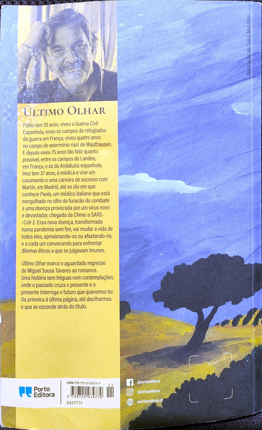 LIVRO Último Olhar de Miguel Sousa Tavares - USADO