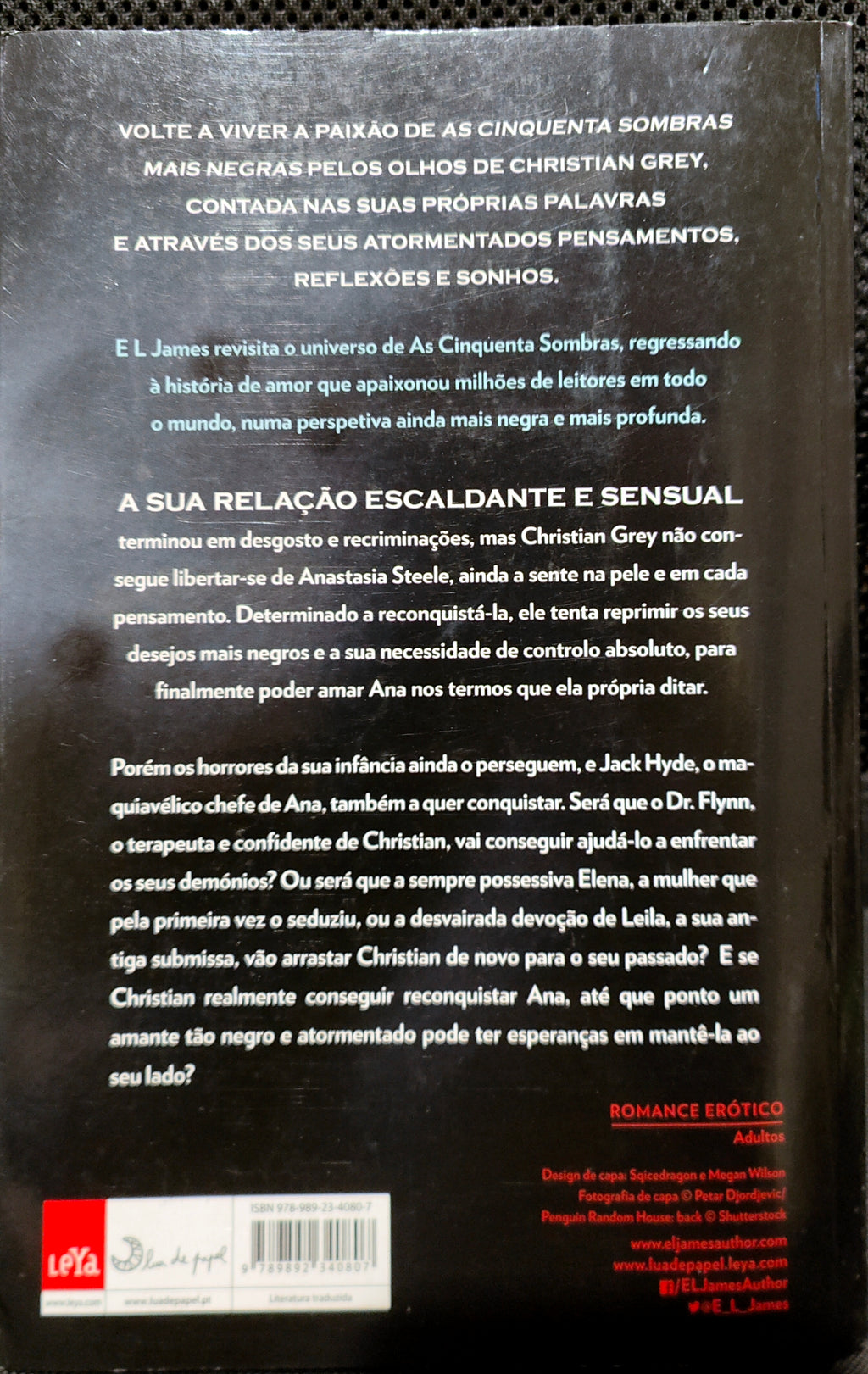 LIVRO Mais Negro As Cinquenta Sombras Mais Negras Narradas por Christian de E L James - USADO USADO