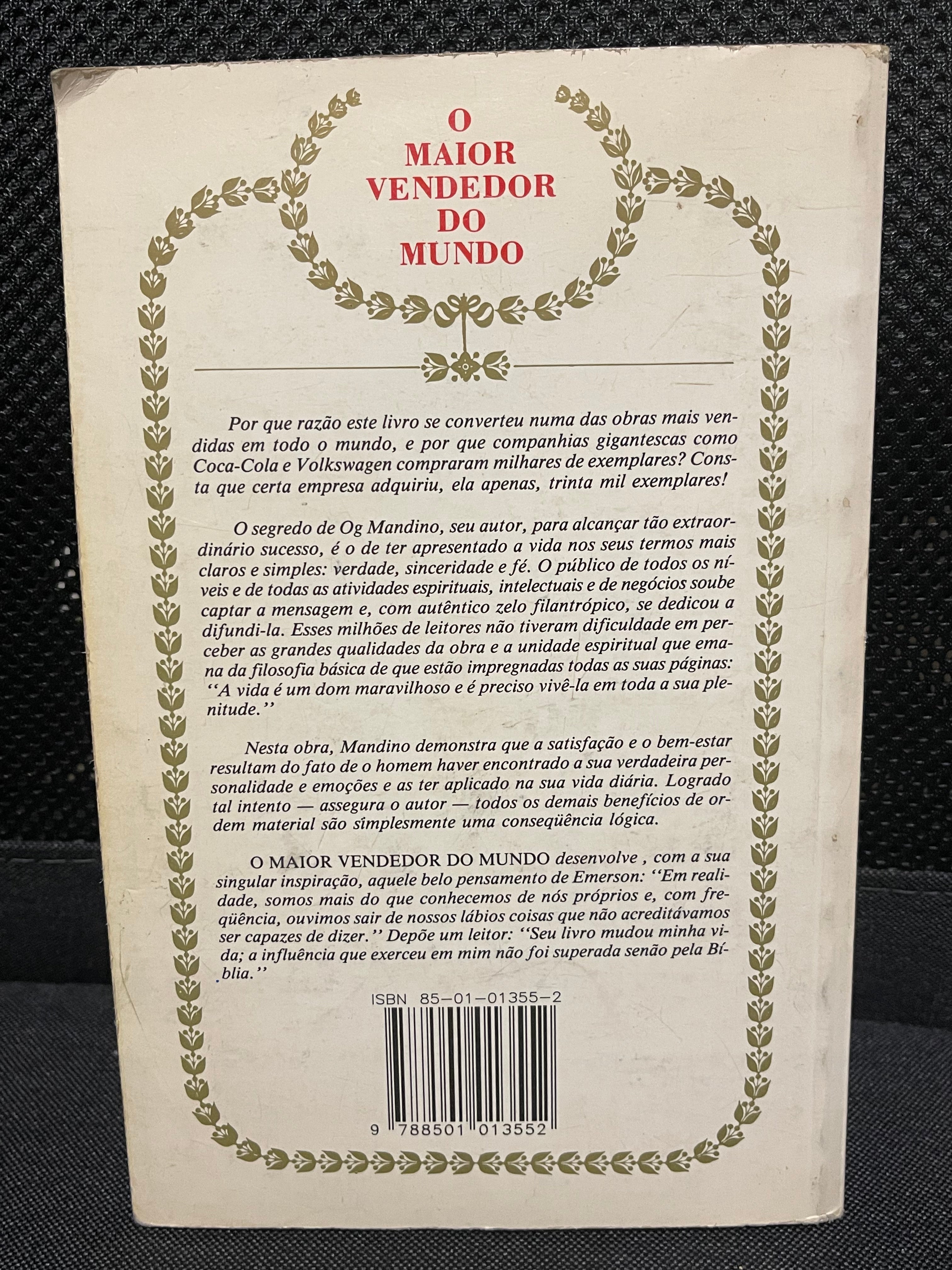 LIVRO O Maior vendedor do mundo OGG mandino - USADO