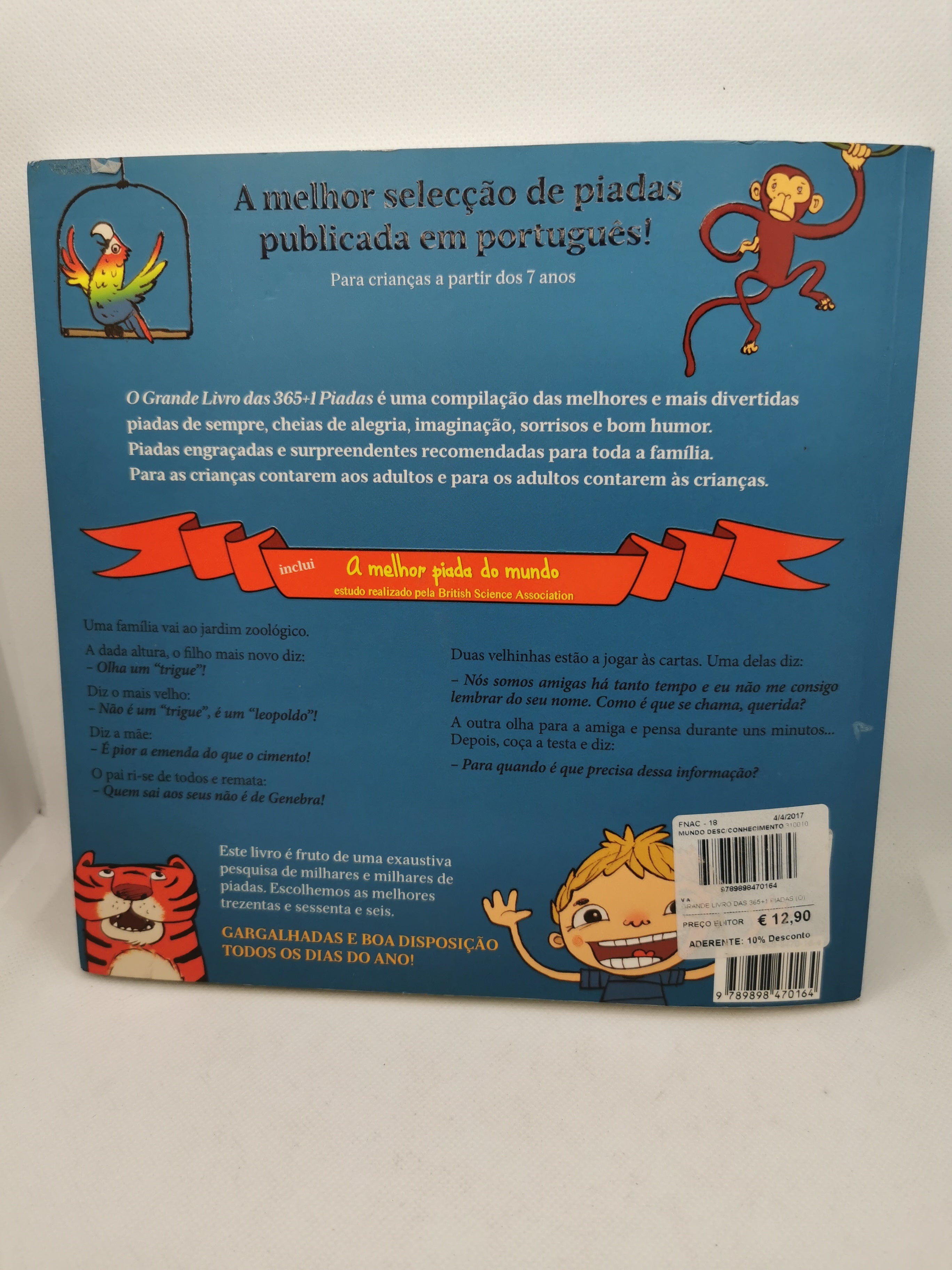 O Grande Livro das 365+1 Piadas - USADO