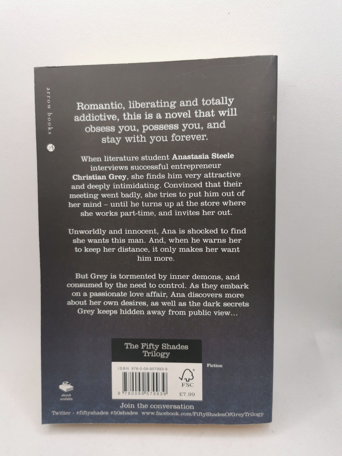 Livro Fifty Shades Of Grey - USADO