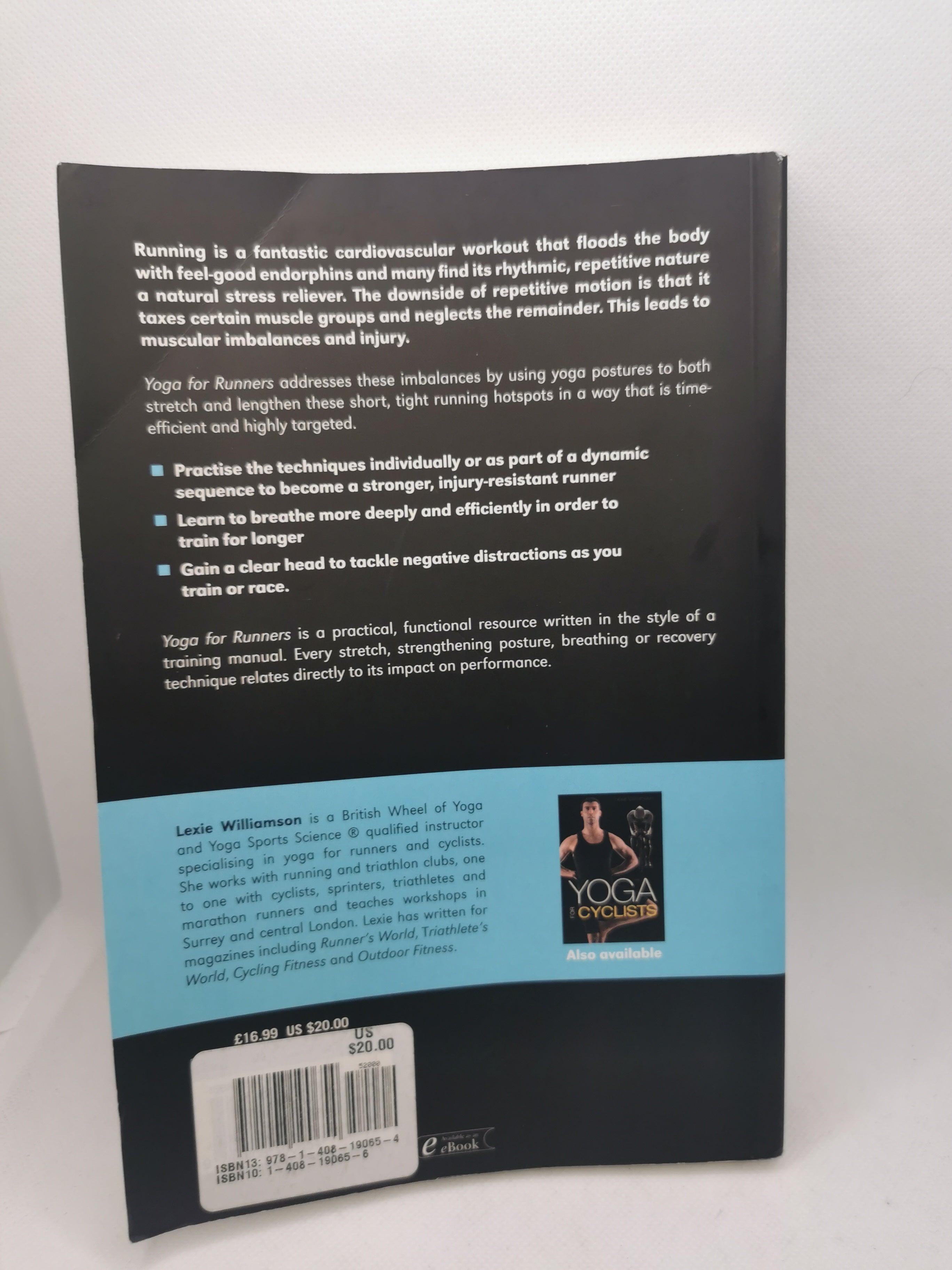 Livro Yoga For Runners - USADO