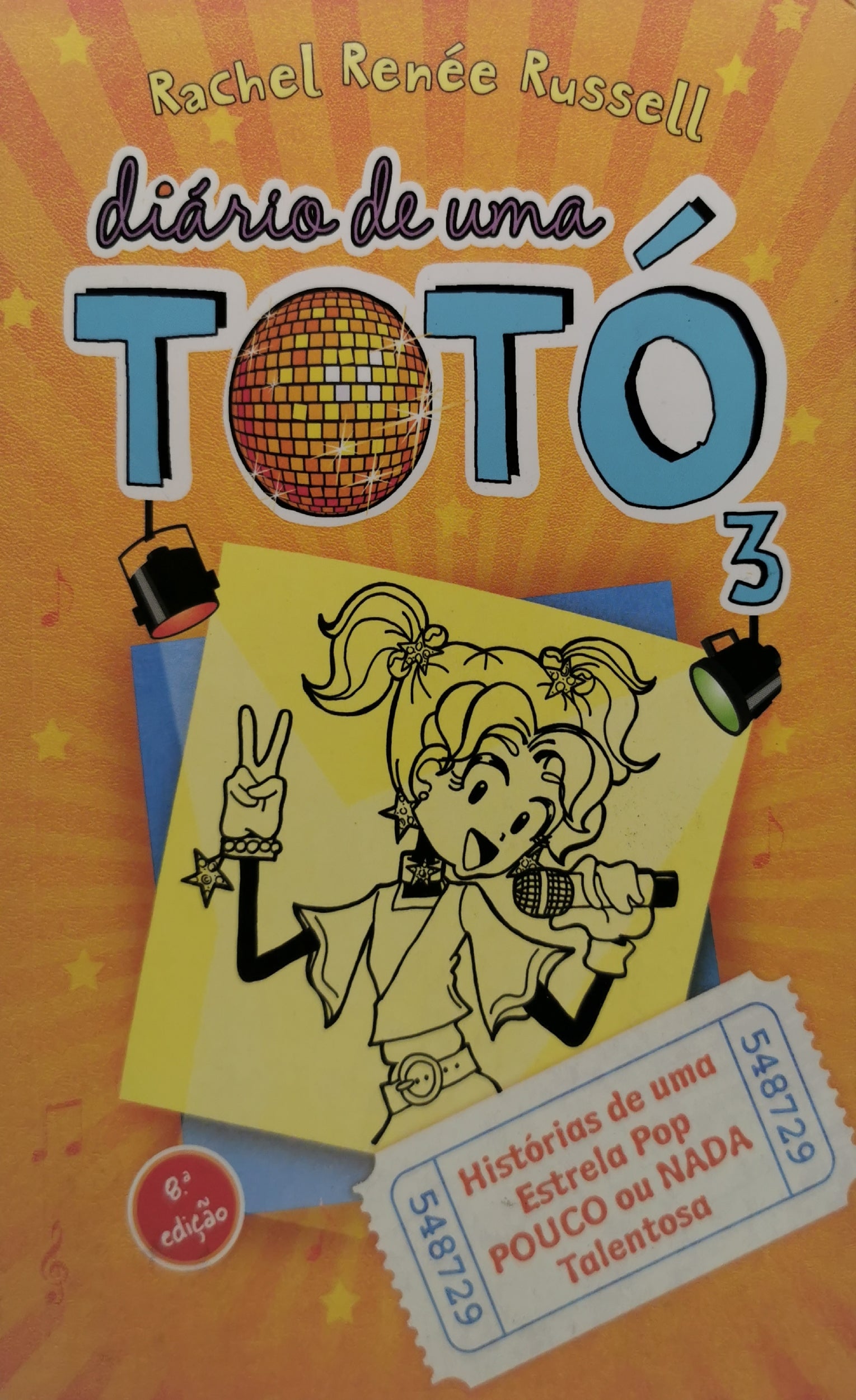 Livro Diário de uma Totó 3 - USADO