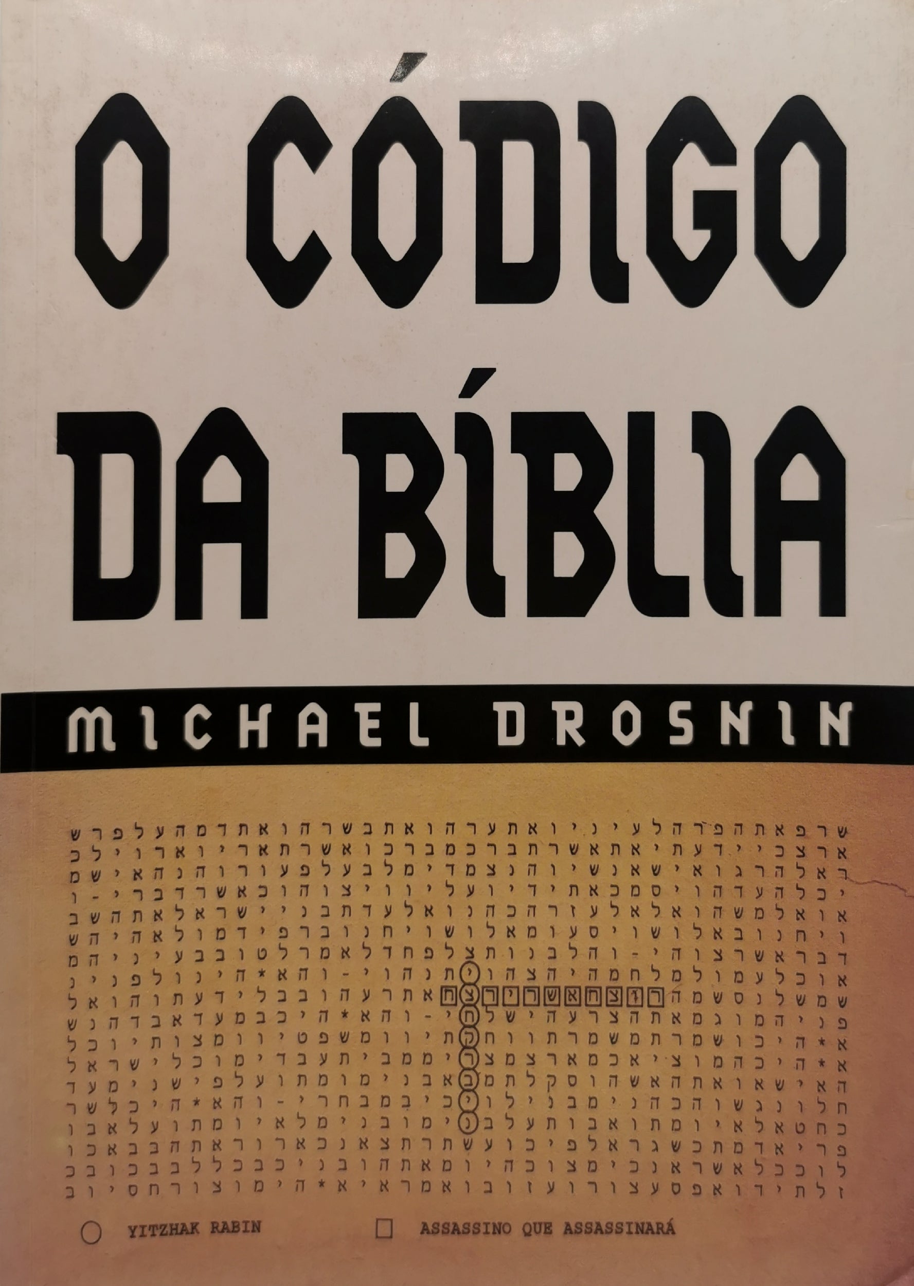 Livro O Código da Bíblia de Michael Drosnin - USADO