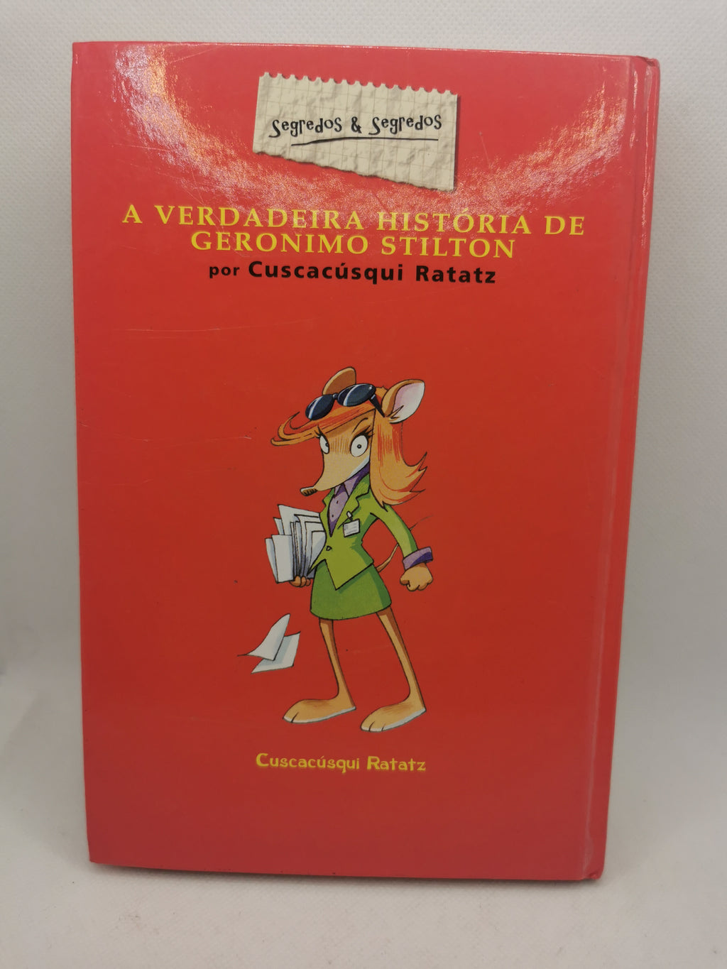 Livro A verdadeira história de Geronimo Stilton - USADO