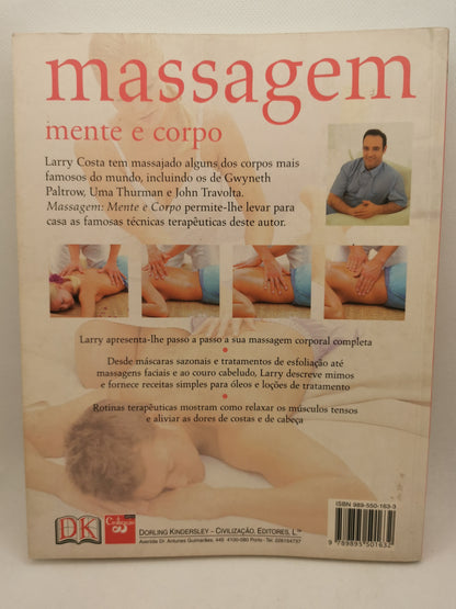 Livro Massagem - Mente e Corpo - USADO