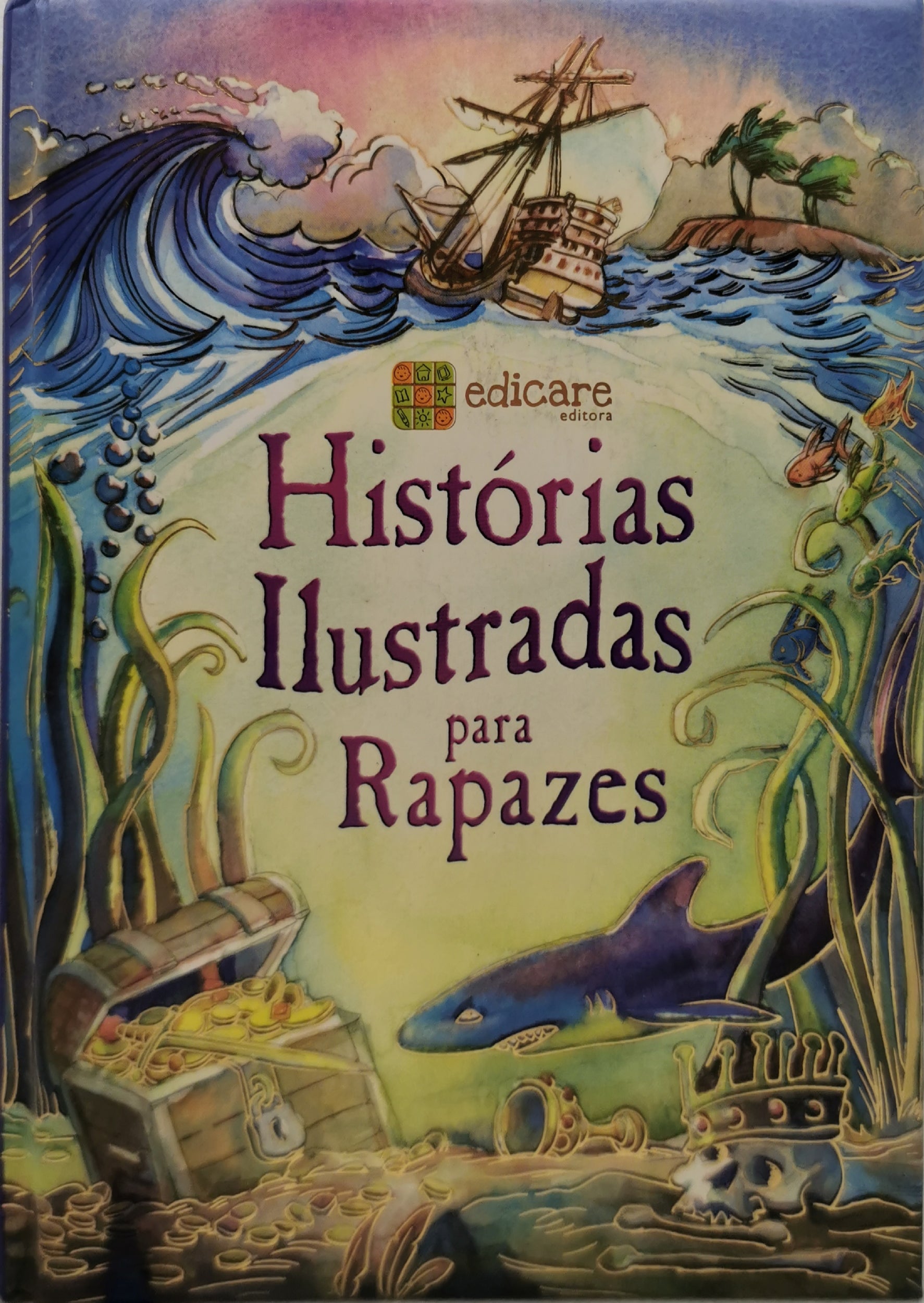 Livro Histórias Ilustradas para Rapazes - USADO