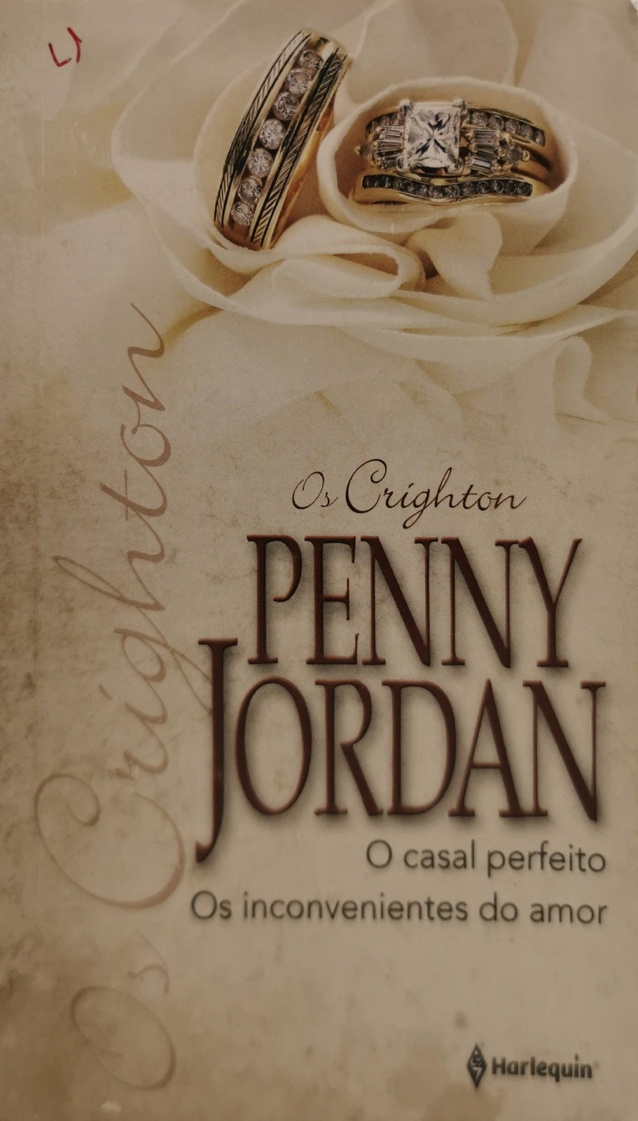 Livro de Bolso O casal perfeito / Os incovenientes do Amor de Penny Jordan - USADO