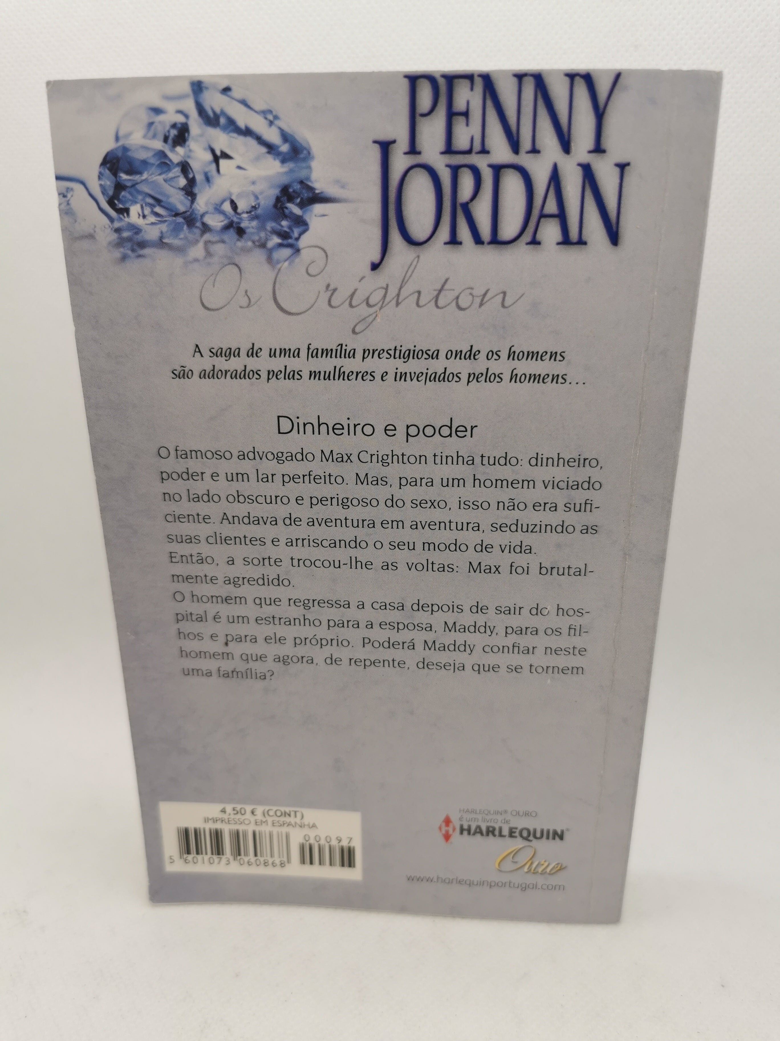 Livro de Bolso Dinheiro e Poder de Penny Jordan - USADO