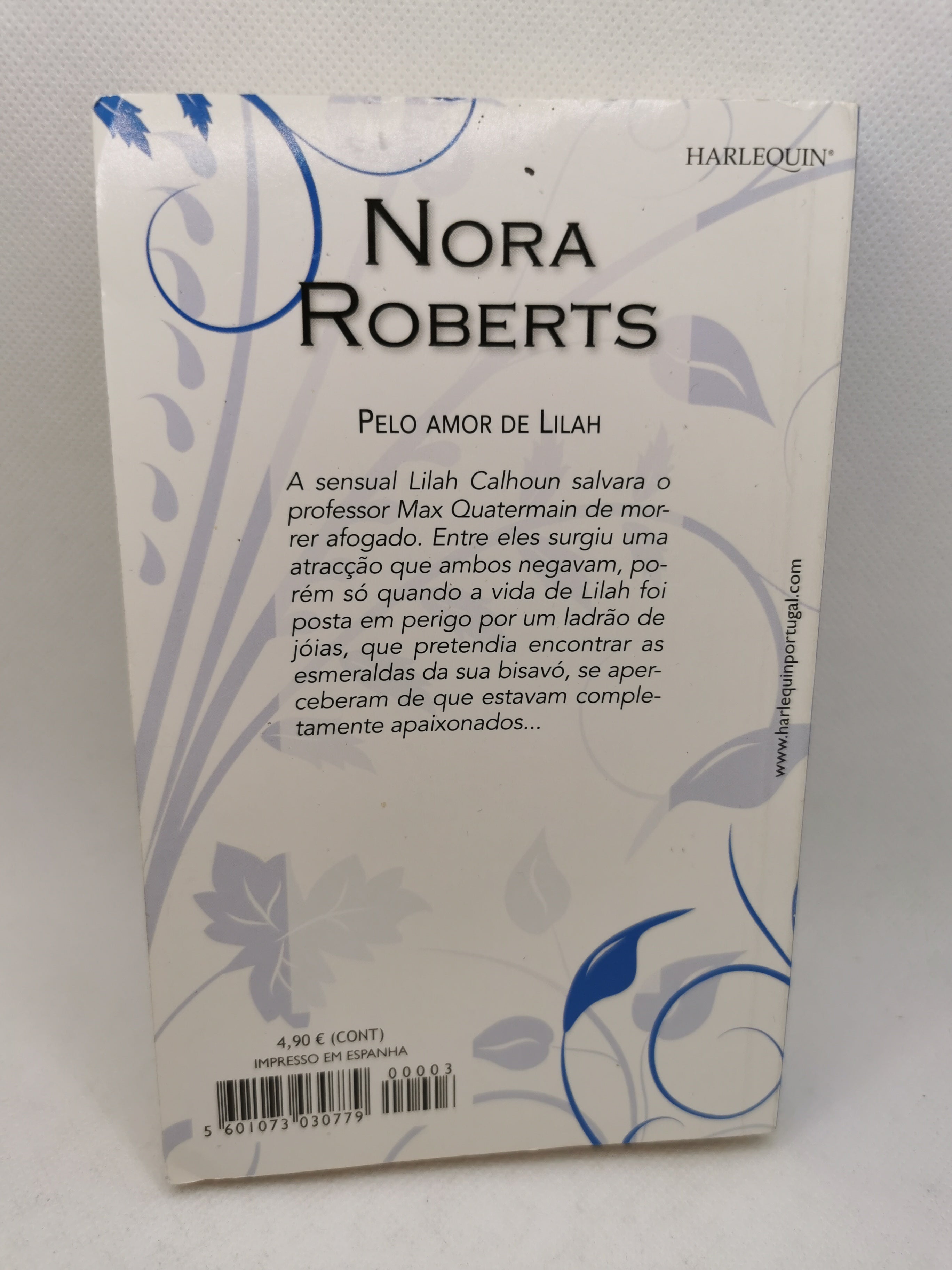 Livro de Bolso Pelo Amor de Lilah de Nora Roberts - USADO