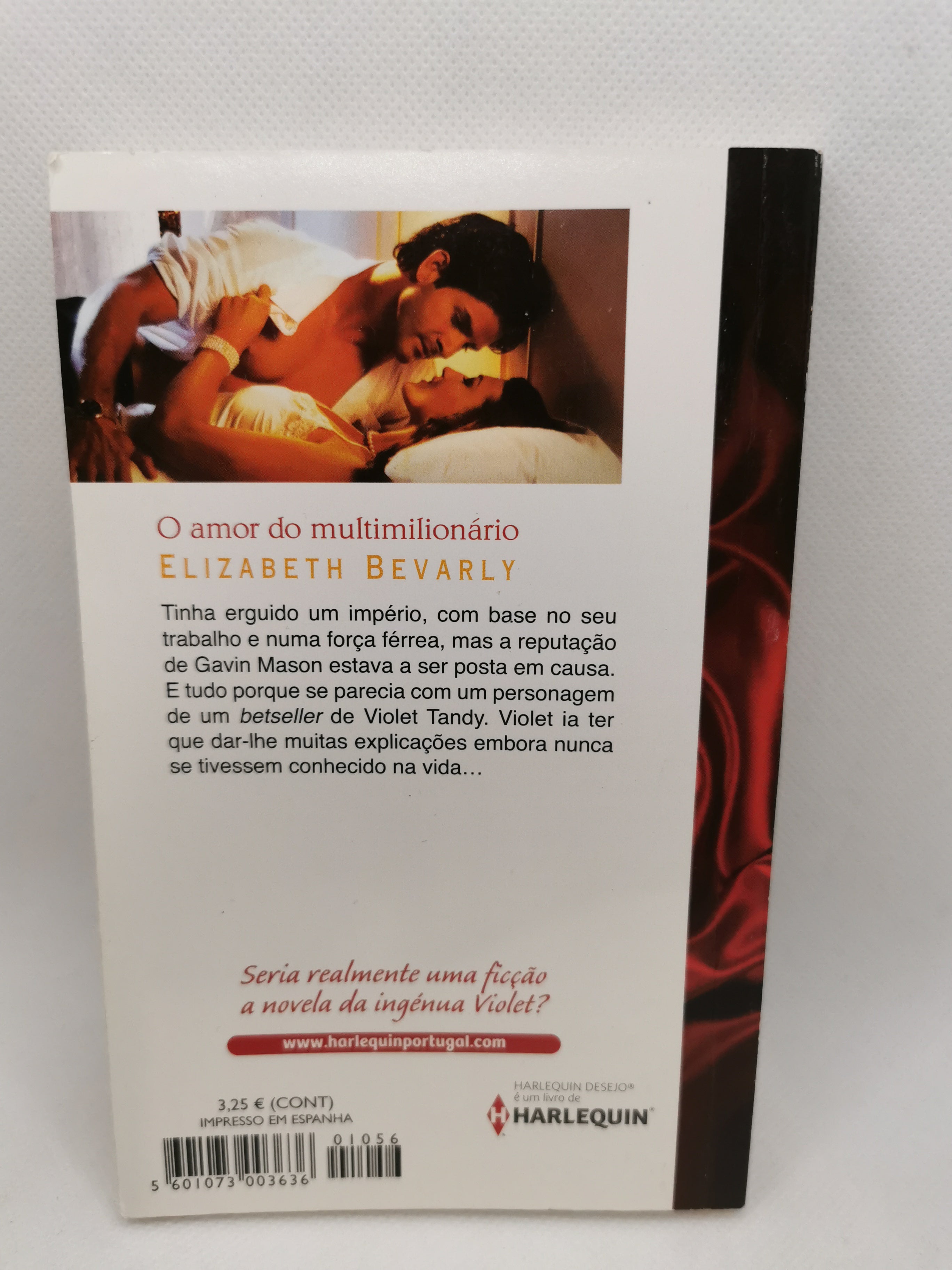 Livro de Bolso O AMOR DO MULTIMILIONÁRIO Por Elizabeth Bevarly - USADO