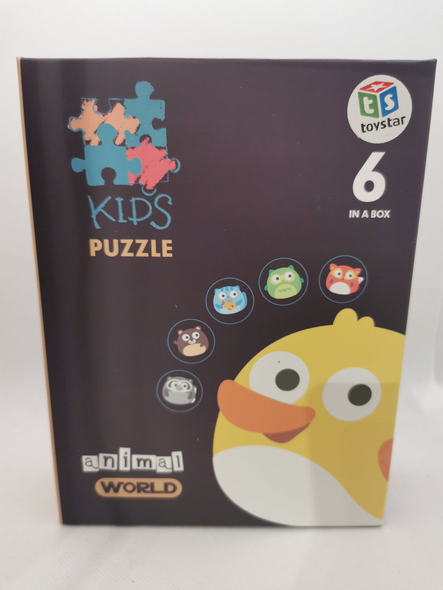 Kids Puzzle Animal World 6 in a Box